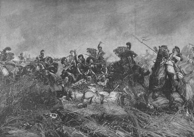 The Black Watch 42nd Royal Highlanders at Quatre Bras by Unbekannt