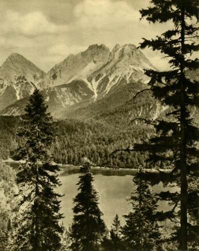 The Blindsee and the Fern Pass, Tyrol, Austria by Unbekannt