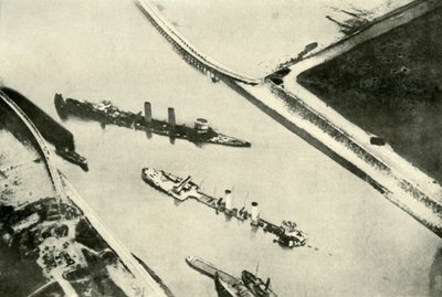 The Blocking of Zeebrugge Harbour by Unbekannt