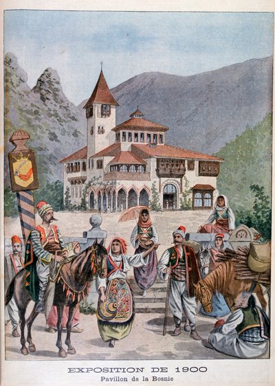 The Bosnian Pavilion at the Universal Exhibition of 1900, Paris, 1900 by Unbekannt
