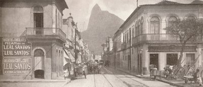 The Botafogo End of the Fashionable Rua Sao Clemente. Corcovado in the Distance by Unbekannt