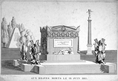 The Brave Dead of the 18th June 1815 by Unbekannt