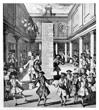 The Bubblers Bubbled or The Devil Take the Hindmost, 1720 by Unbekannt