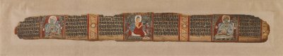 The Buddha Distributes Honey, from a Prajnaparamita Manuscript by Unbekannt