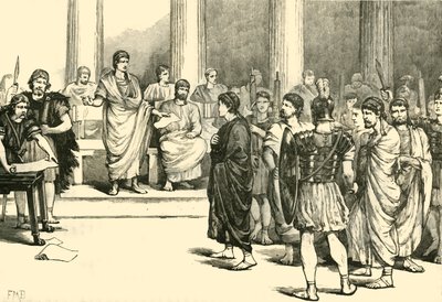 The Catilinarian Conspirators Before The Senate by Unbekannt