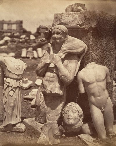 The Calf-Bearer and the Kritios Boy Shortly After Exhumation on the Acropolis by Unbekannt