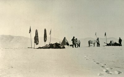 The Camp After Passing the Previous Farthest South Latitude, November 1908 by Unbekannt