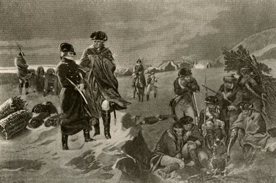 The Camp at Valley Forge. Officers