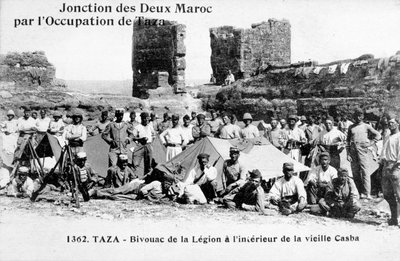 The Camp of the Foreign Legion, Taza, Morocco, 1904 by Unbekannt