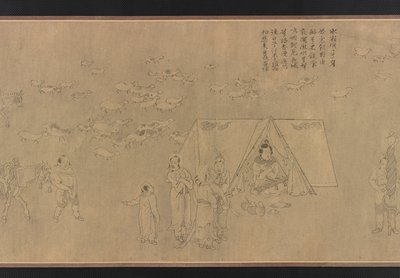 The Captivity of Cai Wenji, Ming Dynasty, 14th-15th Century by Unbekannt