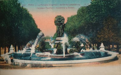 The Carpeaux Fountain - Jardin du Luxembourg, Paris, c1920 by Unbekannt