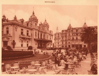 The Casino and Hotel de Paris, Monte Carlo, 1930 by Unbekannt
