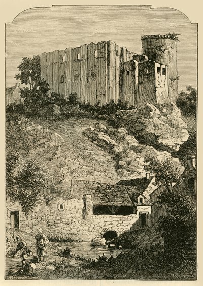 The Castle of Falaise and Fountain of Arlette by Unbekannt