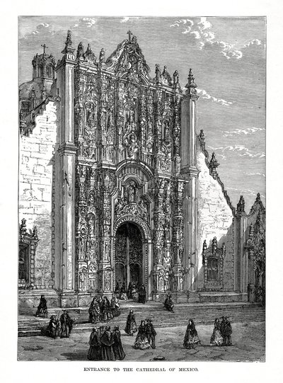 The Cathedral, Mexico City, Mexico by Unbekannt