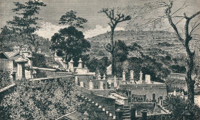 The Cemetery Hill at Nagasaki, Japan, Before the Modern Expansion of the Town by Unbekannt