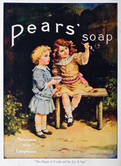 The Charm of Youth, and the Joy of Age, Pears soap advert, 1916 by Unbekannt