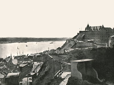 The Citadelle and the St Lawrence River, Quebec, Canada by Unbekannt