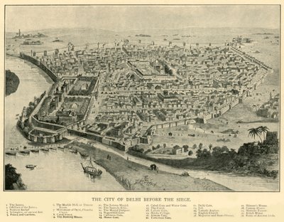 The City of Delhi Before The Siege by Unbekannt
