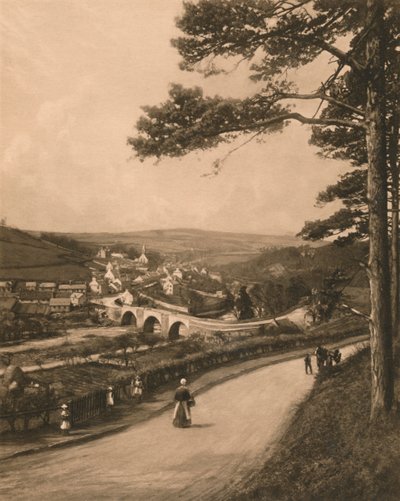 The Clyde at Kirkfieldbank, from the Braes near Lanark, 1902 by Unbekannt