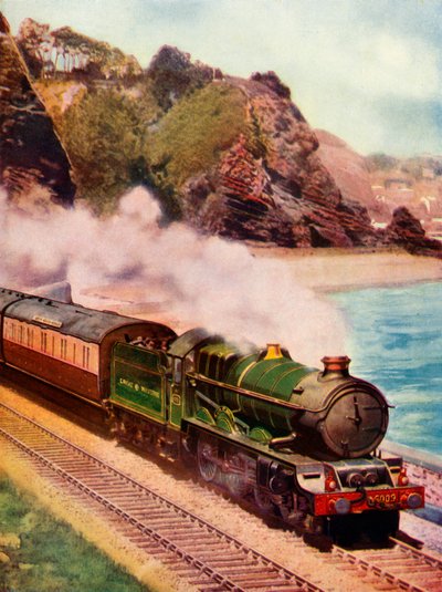 The Cornish Riviera Express drawn by a King class locomotive by Unbekannt