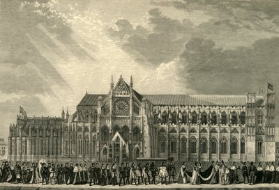 The Coronation Procession of Anne Boleyn to Westminster Abbey, 1533, 1881 by Unbekannt