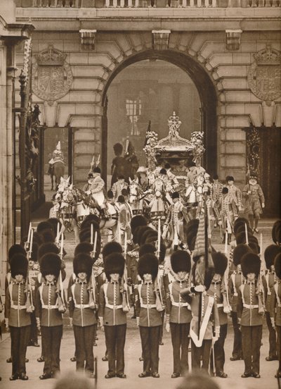 The Coronation Procession to the Abbey by Unbekannt