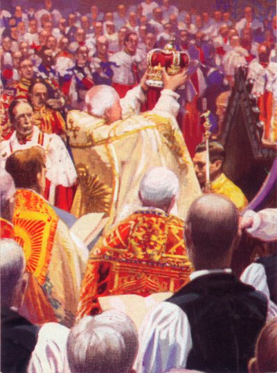 The Coronation of King George VI by Unbekannt