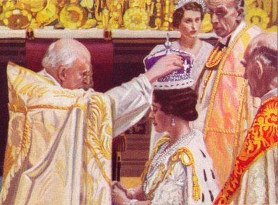 The Coronation of Queen Elizabeth by Unbekannt