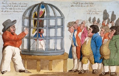 The Corsican Bajazet in London, 1803 by Unbekannt
