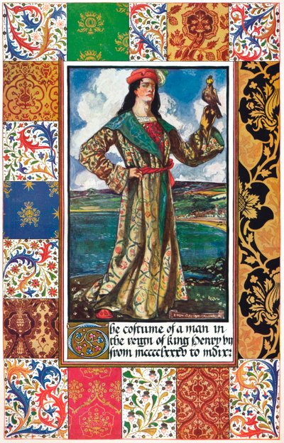 The Costume of a Man in the Reign of King Henry VII by Unbekannt