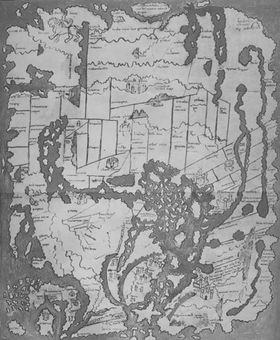 The Cottoniana or Anglo-Saxon Map MS Tib. BV by Unbekannt