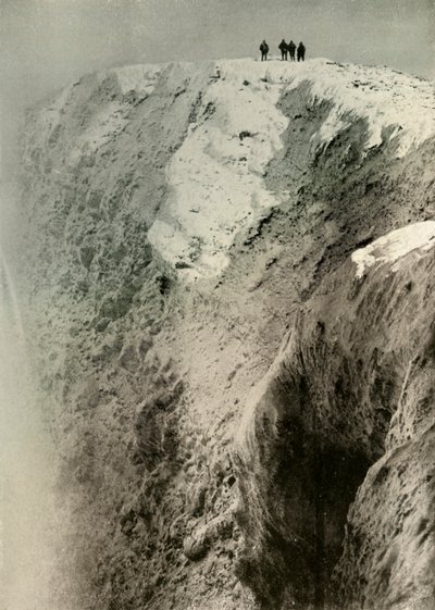 The Crater of Erebus, 900 Feet Deep and Half a Mile Wide, 1908-1909 by Unbekannt