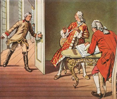 The Crown Prince and His Music Teacher are Interrupted During a Flute Lesson by Unbekannt