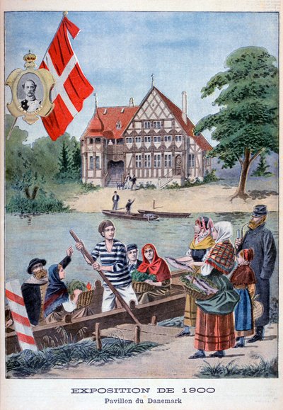 The Danish Pavilion at the Universal Exhibition of 1900, Paris, 1900 by Unbekannt