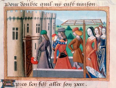 The Dauphin Returns to Paris, June 1418 by Unbekannt