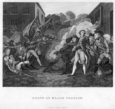 The Death of Major Pearson by Unbekannt