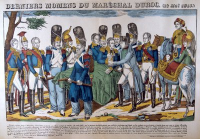 The Death of Marshal Duroc, 22 May 1813 by Unbekannt