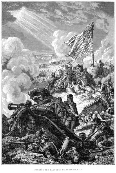 The Defence of Bunker Hill, 1775 by Unbekannt