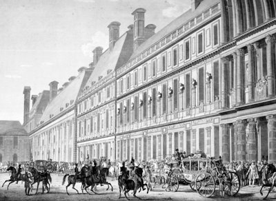 The Departure from Tuileries Palace, 2nd December 1804, 19th Century by Unbekannt