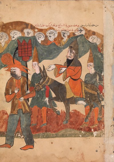 The Discredited Ascetic Being Paraded Through the Town on a Donkey by Unbekannt