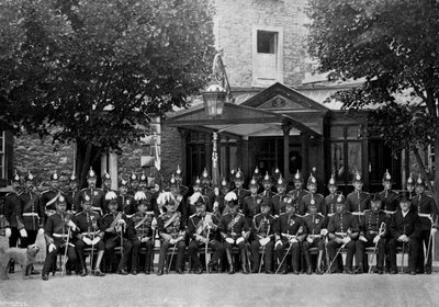 The Duke of Saxe-Coburg and Gotha and the Officers of the Plymouth Division by Unbekannt