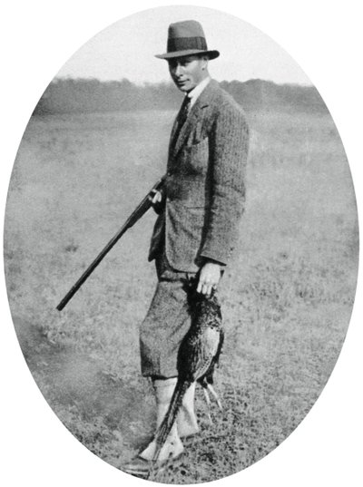 The Duke of York at a shooting party in 1922, 1937 by Unbekannt