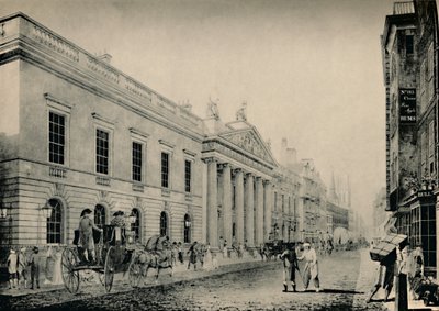 The East India House from the East by Unbekannt