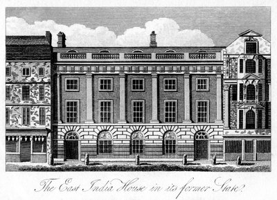 The East India House in its Former State, London, early 19th century by Unbekannt