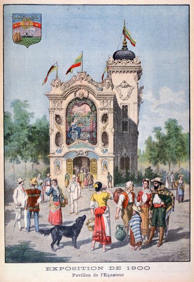 The Ecuadorian Pavilion at the Universal Exhibition of 1900, Paris, 1900 by Unbekannt