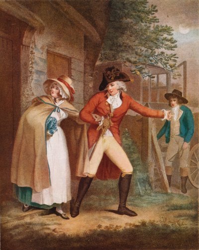 The Elopement: Laetitia Lydia seduced from her Friends under a promise of Marriage by Unbekannt