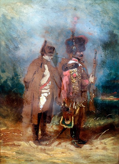 The Emperor Napoleon I during the French Campaign, 1814 by Unbekannt