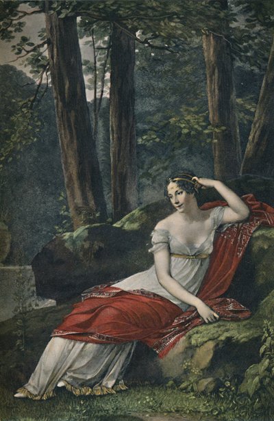 The Empress Josephine in the Park at Malmaison, 1809, 1896 by Unbekannt