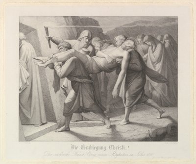 The Entombment by Unbekannt