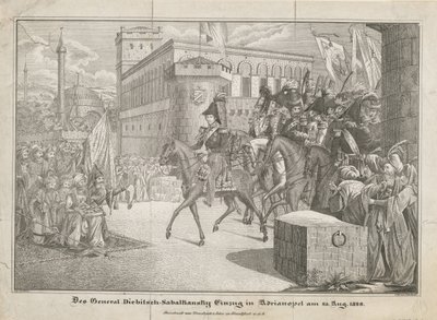 The Entry of Graf Ivan Ivanovich Diebitsch-Zabalkansky into Adrianople by Unbekannt
